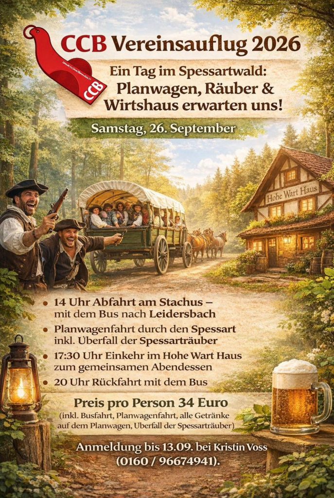 Vereinsausflug am 26.09.2026